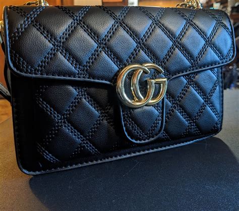 gucci vegan leather bag.